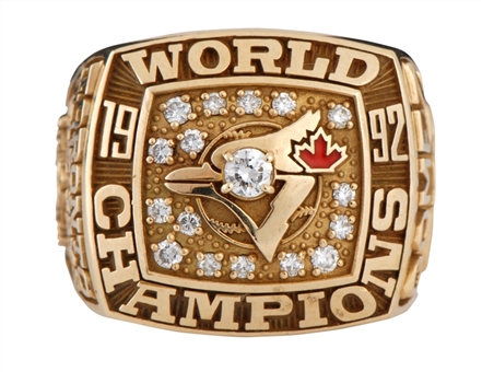 1992 Toronto Blue Jays World Series Championship  Ring - Gomez